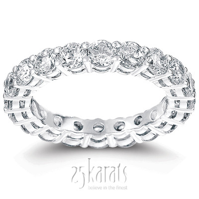 2.85 ct. Diamond Eternity Wedding Band 5 - view 1