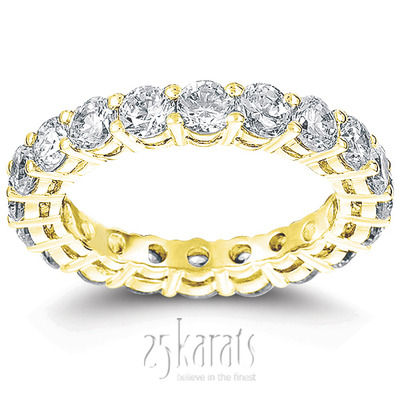 3.15 ct. Diamond Eternity Wedding Band 3 - view 2