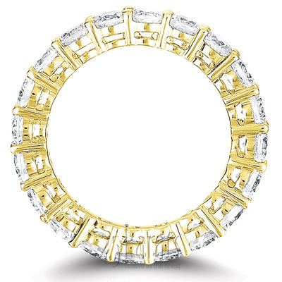 3.15 ct. Diamond Eternity Wedding Band 3 thumbnail 4
