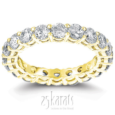 3.15 ct. Diamond Eternity Wedding Band 4 thumbnail 2