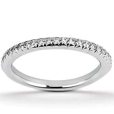 Pave Set 0.49 ct. tw. Diamond Wedding Band 1