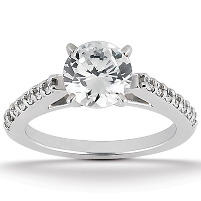 Cathedral Shared Prong 0.18 ct. tw. Diamond Bridal Ring