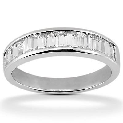 Channel Set Baguette 0.96 ct. t.w. Diamond Bridal Ring