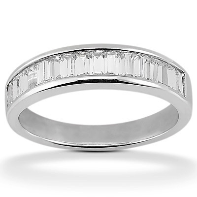 Channel Set Baguette Diamond Bridal Ring (1 ct. tw.)