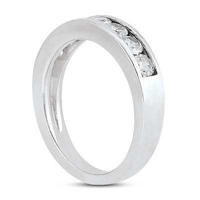 0.50  ct. tw. Classic Channel Diamond Wedding Band - view 2