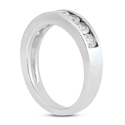 0.7  ct. tw. Classic Channel Diamond Wedding Band thumbnail 2