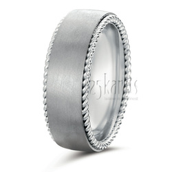 Braided Edge Wedding Band thumbnail 2