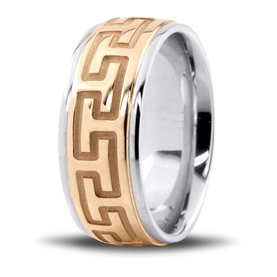 Traditional Step Edge Fancy Design Wedding Ring  - view 3 thumbnail
