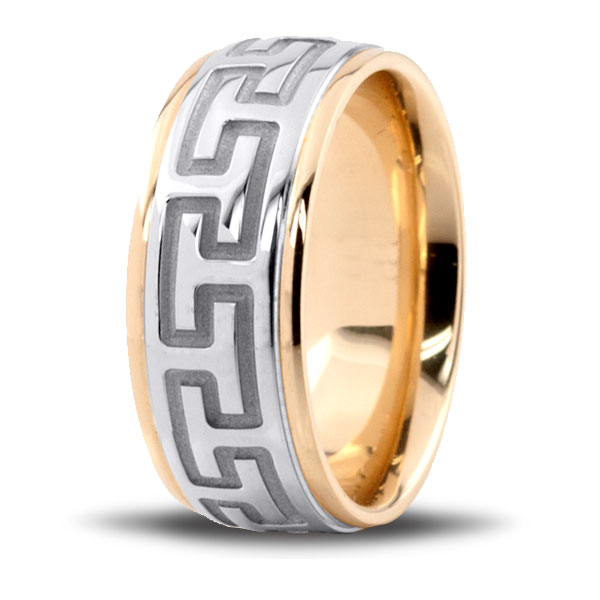 Traditional Step Edge Fancy Design Wedding Ring  - view 4