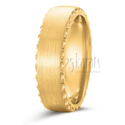 Basic Carved Wedding Ring - main view thumbnail