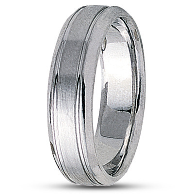 Contemporary Basic Carved Wedding Ring  - main view thumbnail