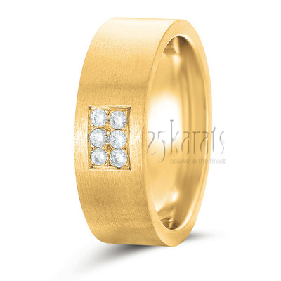 Pave Set Diamond Wedding Band - main view thumbnail