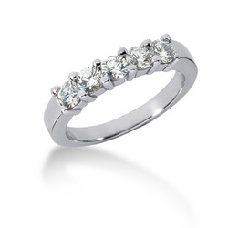 shared Prong Matching Band  Diamond Bridal Ring (0.75 ct. tw.)