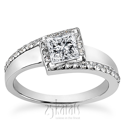 Bead Set Diamond Engagement Ring (0.22 ct. t.w.)