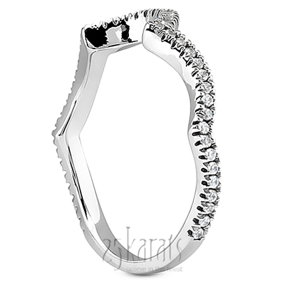 Wrap Around Diamond Matching Band ( 0.23 ct. tw ) thumbnail 2