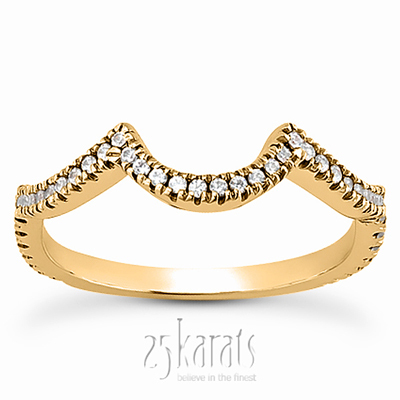 Wrap Around Diamond Matching Band ( 0.23 ct. tw ) thumbnail 4