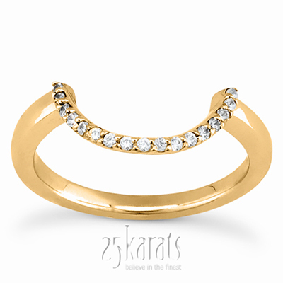 Curved Diamond Matching Band (0.12 ct. tw. ) thumbnail 4