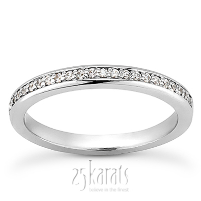 Floral Engagement Matching Band 