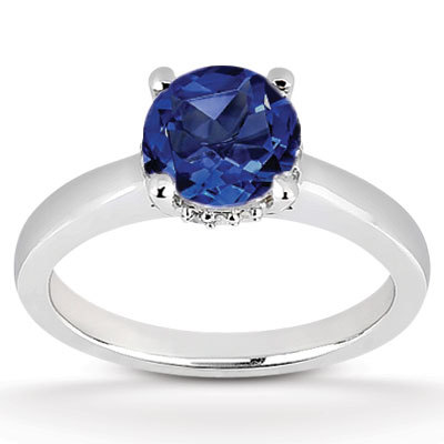 Low Cathedral Solitaire Engagement Ring   2 thumbnail 1