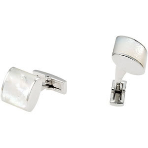 Elegant Fashion Cuff Links With Mother Of Pearl thumbnail 2