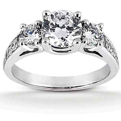 Trellis Setting Diamond Engagement Ring (0.55ct tw.) 