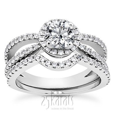 0.21 ct. Diamond Bridal Ring thumbnail 3