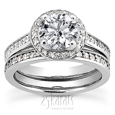 0.21 ct. Diamond Bridal Ring thumbnail 3