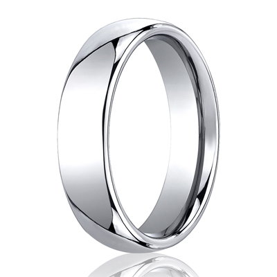 Cobaltchrome™ 6mm Comfort-Fit High Polished Design Ring