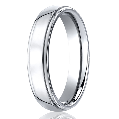 Cobaltchrome™ 5mm Comfort-Fit High Polished Design Ring