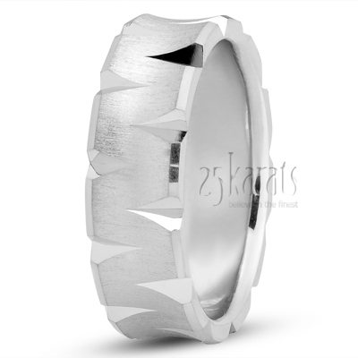 Elegant Designer Wedding Ring - main view