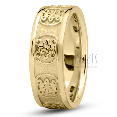 Celtic Symbol Handmade Wedding Ring