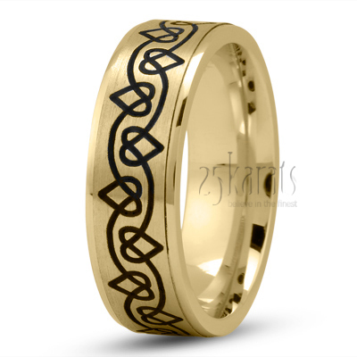 Lovely Heart Design Wedding Ring