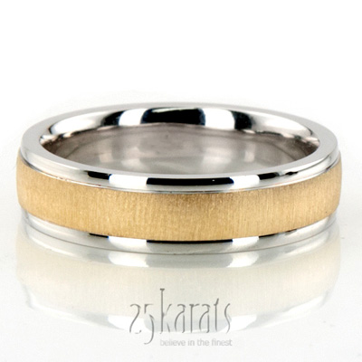 Brushed Basic Designer Wedding Band 