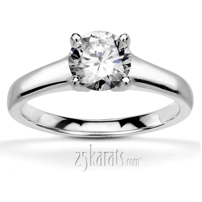 4 Prong Set Diamond Engagement Ring (1.00ct)