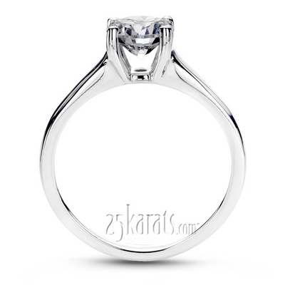 4 Prong Set Diamond Engagement Ring (0.50ct) thumbnail 3