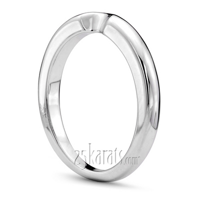 Six Prong Round Cut Plain Diamond Bridal Ring Set  thumbnail 3