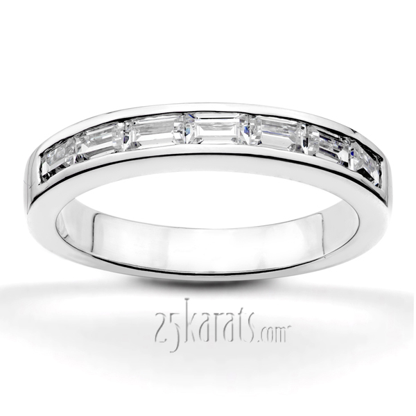 14K white gold 0.70 CT Diamond Bridal Ring - main view