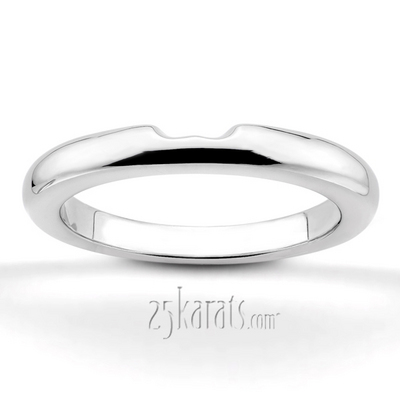 V Tip Four Prong Solitaire Engagement Ring thumbnail 4