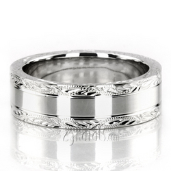 Stylish Fancy Design Wedding Band 