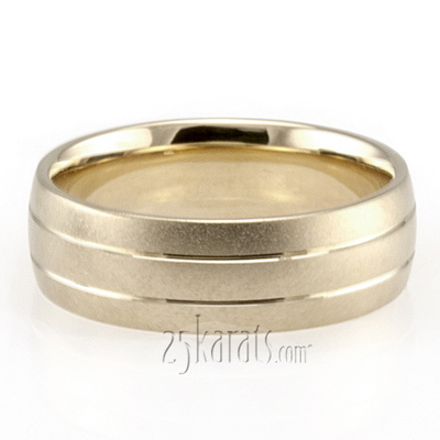Incised Basic Designer Wedding Ring  - main view thumbnail
