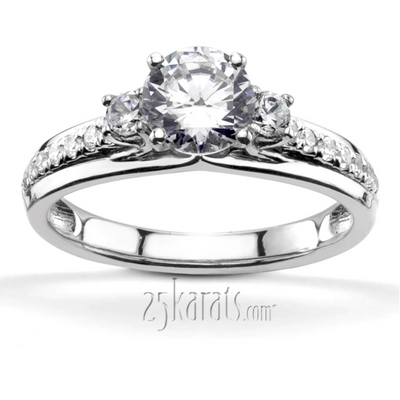 Design your own 3 stone engagement rings
