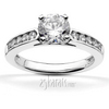 Classic Cathedral Channel Set 0.28 ct. tw Diamond Bridal Ring