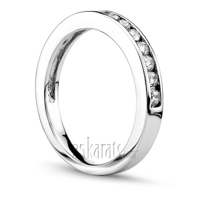 Classic Channel Set Ladies Diamond Wedding Ring (0.36 ct. tw.) thumbnail 2