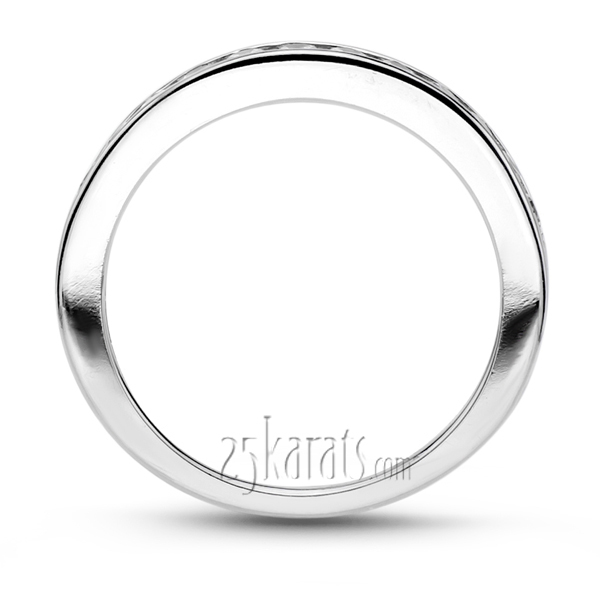 14K white gold Classic Channel Set Ladies Diamond Wedding Ring (0.36 ct. tw.) - alternate view 3