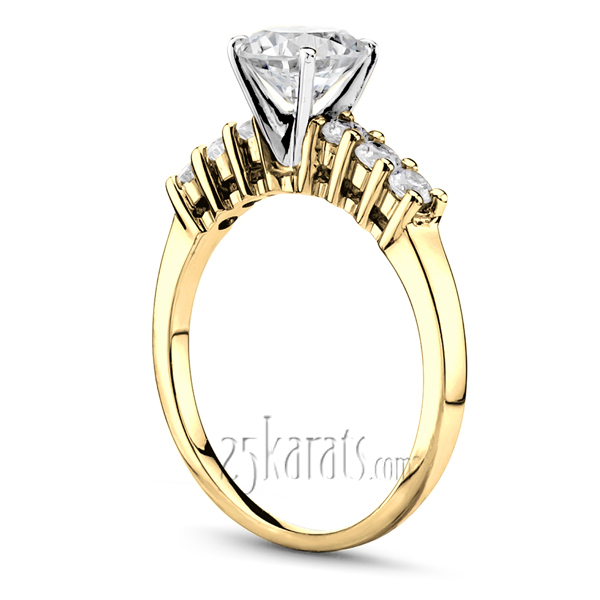 14K white gold 0.30 ct. Diamond Bridal Ring 1 - alternate view 4
