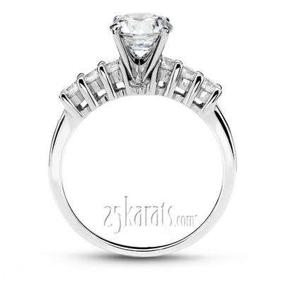 0.90 ct. Shared-Prong Diamond Engagement Ring thumbnail 2