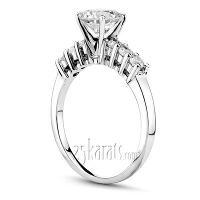0.90 ct. Shared-Prong Diamond Engagement Ring thumbnail 3