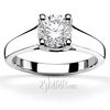 Classic Trellis Solitaire Engagement Ring