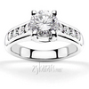 Round Cut Channel Set Diamond Bridal Ring (0.48 t.c.w.)