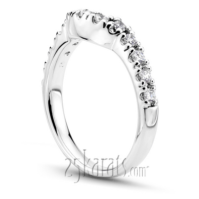 Matching band With 0.33 ct. tw. for Diamond Bridal Ring thumbnail 2